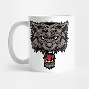 Dangerous and Scary Wolf Mug